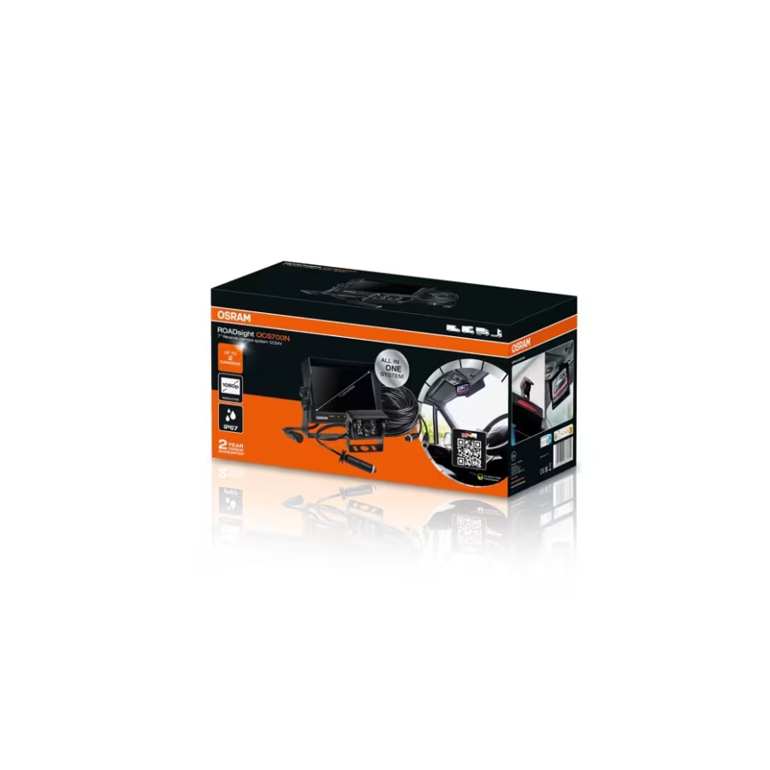 Osram - Vzvratna kamera ROADSIGHT OCS700N Full HD 1080p 12/24V IP67 + daljinski upravljalnik