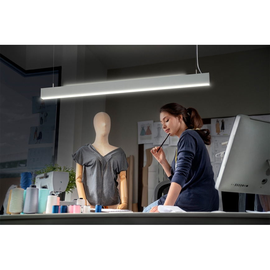 Osram - zatemljiv LED lestenec na kablu OFFICE LINE LED/42W/230V 4000K 112,6 cm bela