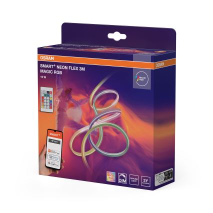 Osram - LED RGB zatemljiv zunanji trak SMART+ MAGIC 3m LED/15W/230V IP44 Wi-Fi+ daljinski upravljalnik
