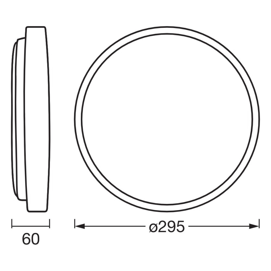 Osram - LED zatemnjiva stropna svetilka ORBIS ALISON LED/16W/230V Ø 29,5 cm bež