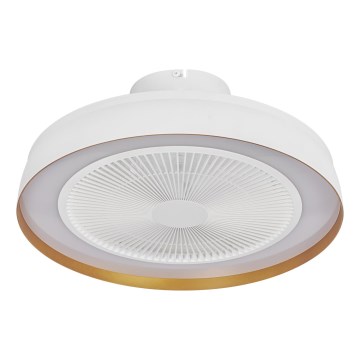 Osram - Zatemnjevalna LED stropna svetilka s ventilatorjem CEILING FAN LED/49W/230V 2700-6500K bela/zlata + daljinski upravljalnik