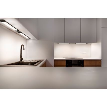 Osram - LED zatemnjiva svetilka za pod omarico s senzorjem gibanja LINEAR EDGE LED/8W/230V 3000/4000/6500K 50 cm črna
