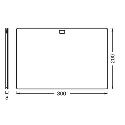 Osram - Zatemnjiva LED svetilka za pod omarico s senzorjem gibanja UNDERCABINET LED/7,5W/230V 3000/4000/6500K 20x30 cm bela