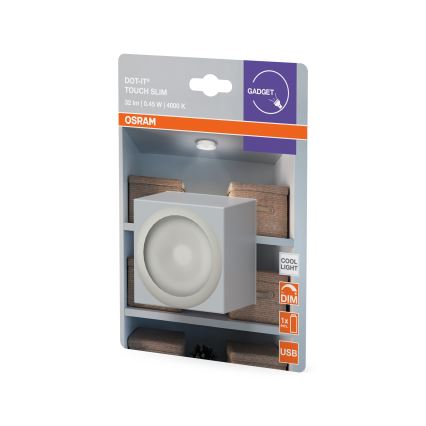 Osram - LED zatemnjiva orientacijska svetilka DOT-IT LED/0,45W/5V 500 mAh bela