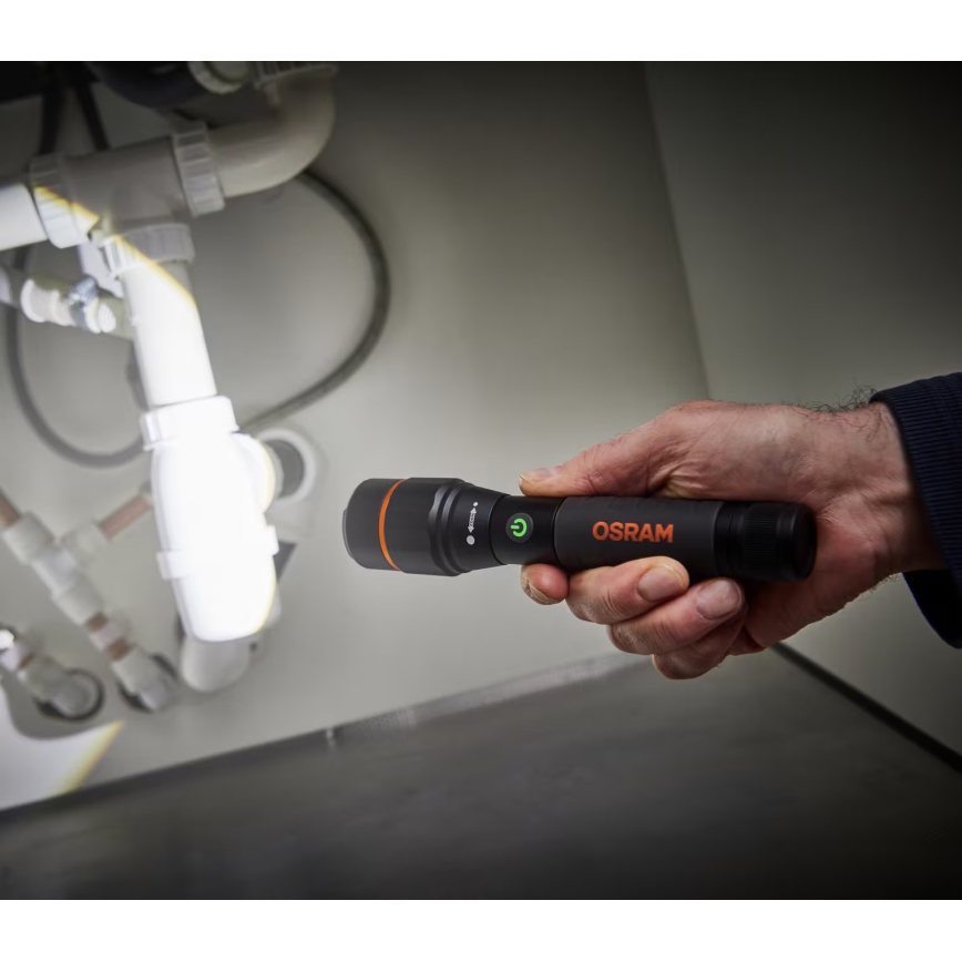 Osram - zatemnljiva polnilna LED svetilka LEDINSPECT PRO TORCH 500 LED/6W/3,7V 2200 mAh IP44