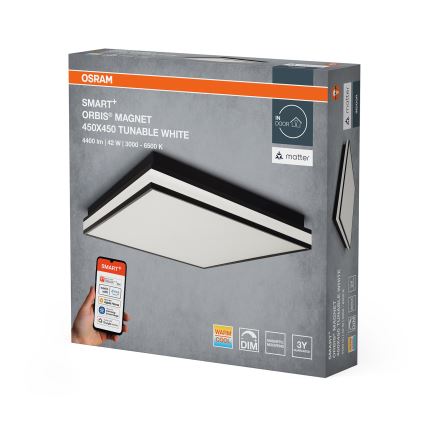 Osram - LED zatemnljivo stropno svetilo SMART+ MAGNET LED/42W/230V 45x45 cm 3000-6500K Wi-Fi
