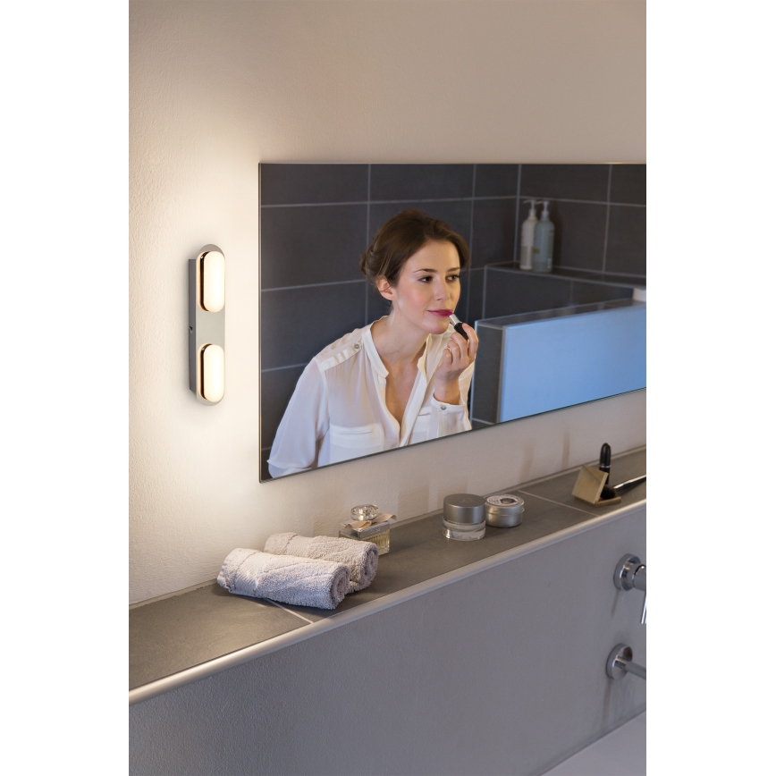 Osram - LED zatemnjevalna kopalniška stenska svetilka SMART+ DUPLO LED/15W/230V 3000-6500K IP44 Wi‑Fi