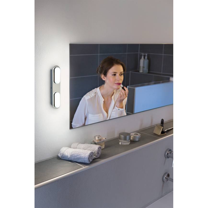Osram - LED zatemnjevalna kopalniška stenska svetilka SMART+ DUPLO LED/15W/230V 3000-6500K IP44 Wi‑Fi