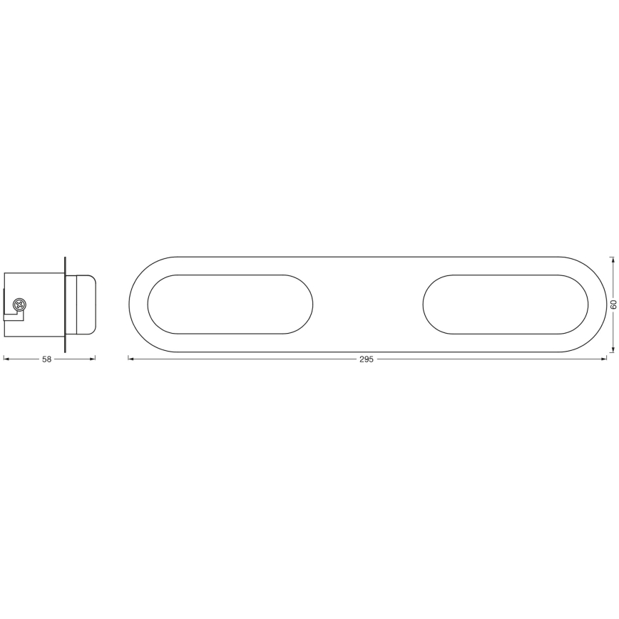 Osram - LED zatemnjevalna kopalniška stenska svetilka SMART+ DUPLO LED/15W/230V 3000-6500K IP44 Wi‑Fi