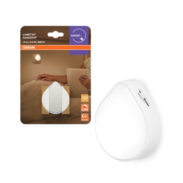 Osram - zatemnjiva LED orientacijska svetilka za vtičnico LUNETTA LED/0,5W/230V
