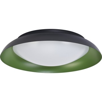 Osram - Zatemnjiva LED stropna svetilka ORBIS PLATE LED/35W/230V, premer 43 cm, zelena/črna