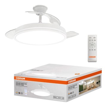 Osram - zatemnjiva LED stropna svetilka z ventilatorjem WING LED/36W/230V 3000/4000/6000K + daljinski upravljalnik