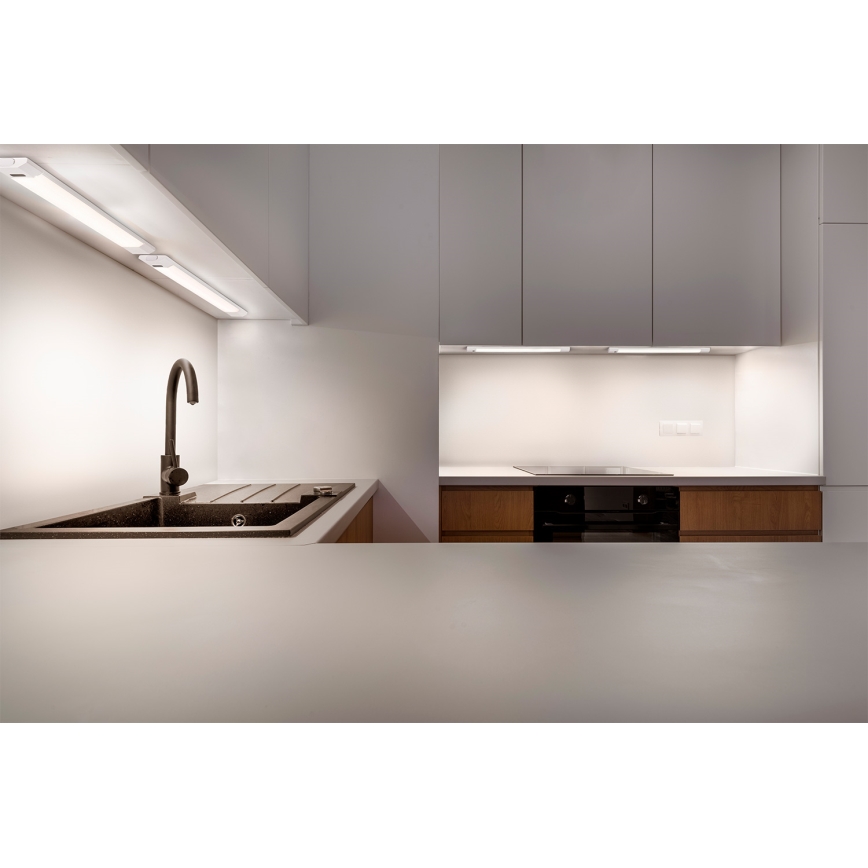 Osram - LED svetilka za pod omarico s senzorjem gibanja, z možnostjo zatemnitve LINEAR EDGE LED/8W/230V 3000/4000/6500K 50 cm bela
