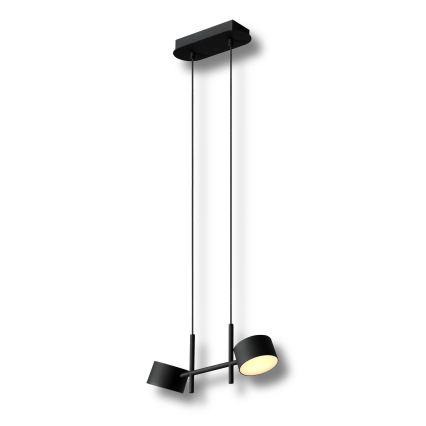 Osram - LED lestenec z možnostjo zatemnitve na kablu DECOR KYOTO 2xLED/10W/230V CRI 90 črn