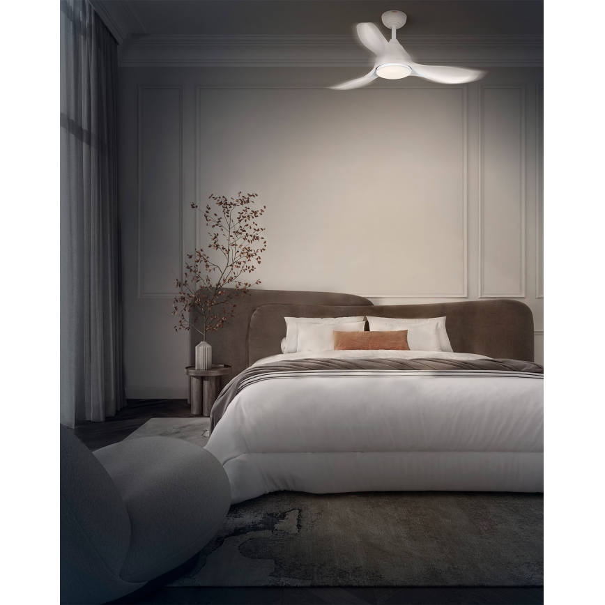 Osram - LED RGB zatemljiv stropni ventilator NORDES LED/18W/230V 3000-6500K + daljinski upravljalnik