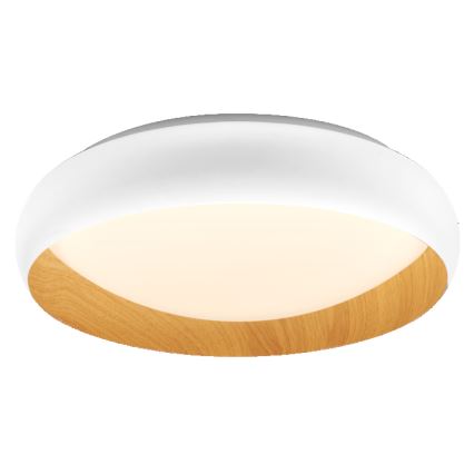 Osram - zatemnljiva LED stropna svetilka ORBIS LIVIA LED/24W/230V, premer 43 cm, bela/rjava