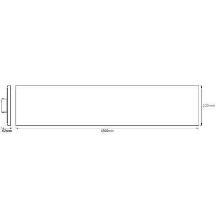 Osram - Zatemnjiva stropna LED svetilka SMART+ FRAMELESS LED/40W/230V 3000-6500K Wi-Fi