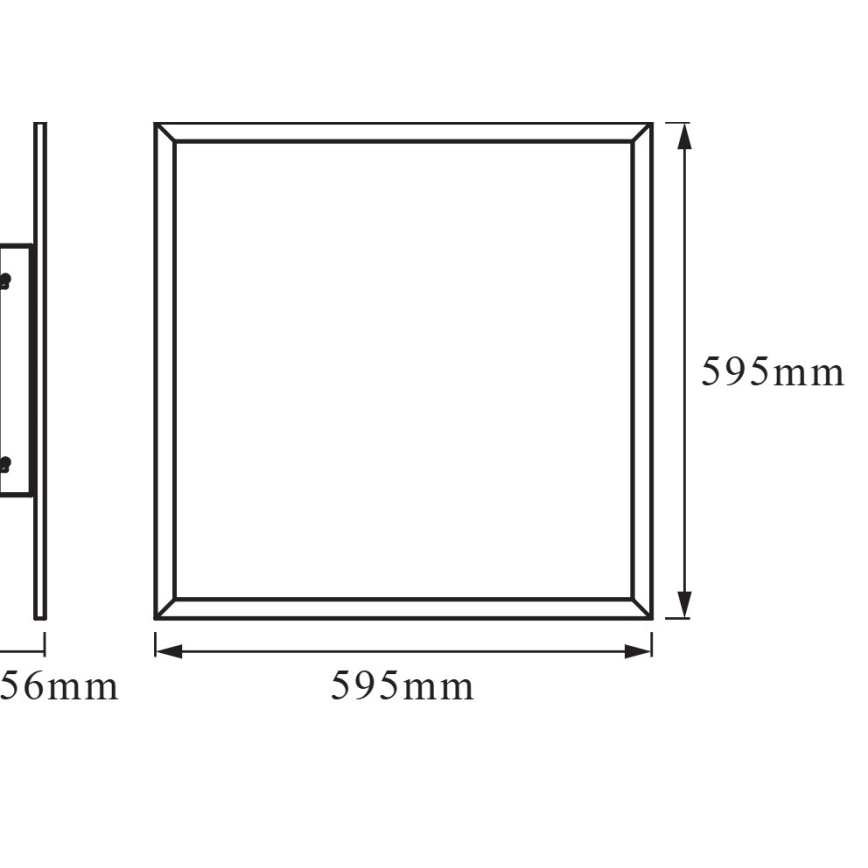 Osram - Zatemnjevalna LED stropna svetilka SMART+ PLANON LED/36W/230V 60x60 cm 3000-6500K Wi-Fi