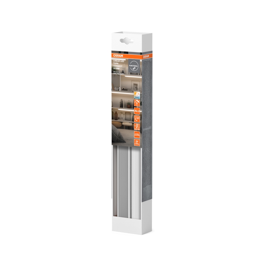 Osram - LED svetilka za pod kuhinjsko omarico z nastavljivo svetlostjo LINEAR TURN LED/6W/230V 3000/4000/6500K 35 cm bela