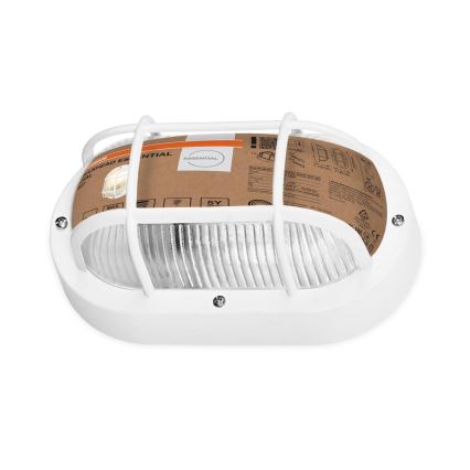 Osram - Zunanja stenska svetilka BULKHEAD 1xE27/10W/230V IP54 bela
