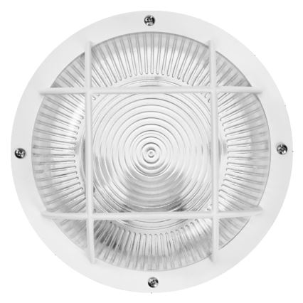 Osram - Zunanja stenska svetilka BULKHEAD 1xE27/10W/230V premer 19 cm IP54 bela
