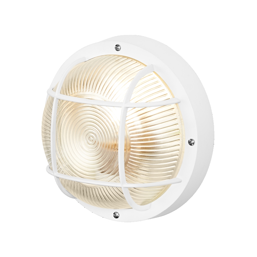 Osram - Zunanja stenska svetilka BULKHEAD 1xE27/10W/230V premer 19 cm IP54 bela