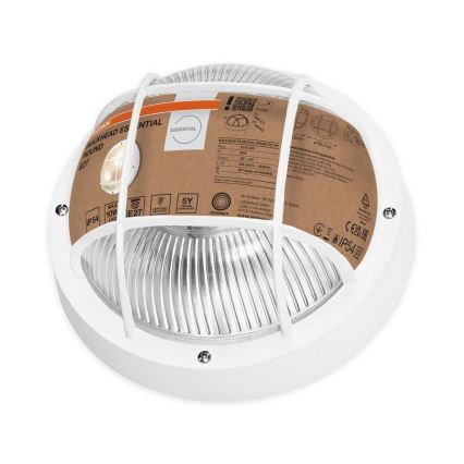 Osram - Zunanja stenska svetilka BULKHEAD 1xE27/10W/230V premer 19 cm IP54 bela