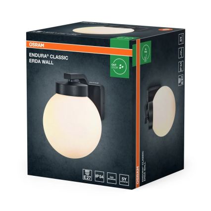 Osram - Zunanja stenska svetilka ENDURA CLASSIC 1xE27/40W/230V IP54 antracitna