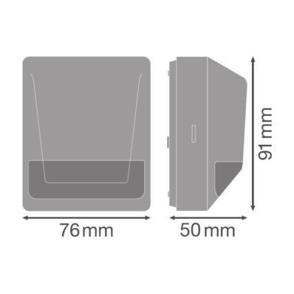 Osram - Zunanji infrardeči senzor gibanja 230V IP55 antracit