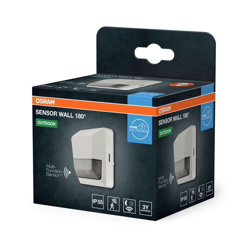 Osram - Zunanji infrardežni senzor gibanja 230V IP55 v beli barvi