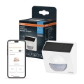 Osram - Zunanji solarni senzor gibanja SMART+ 3,7 V, bel, IP65, Wi-Fi, 800 mAh