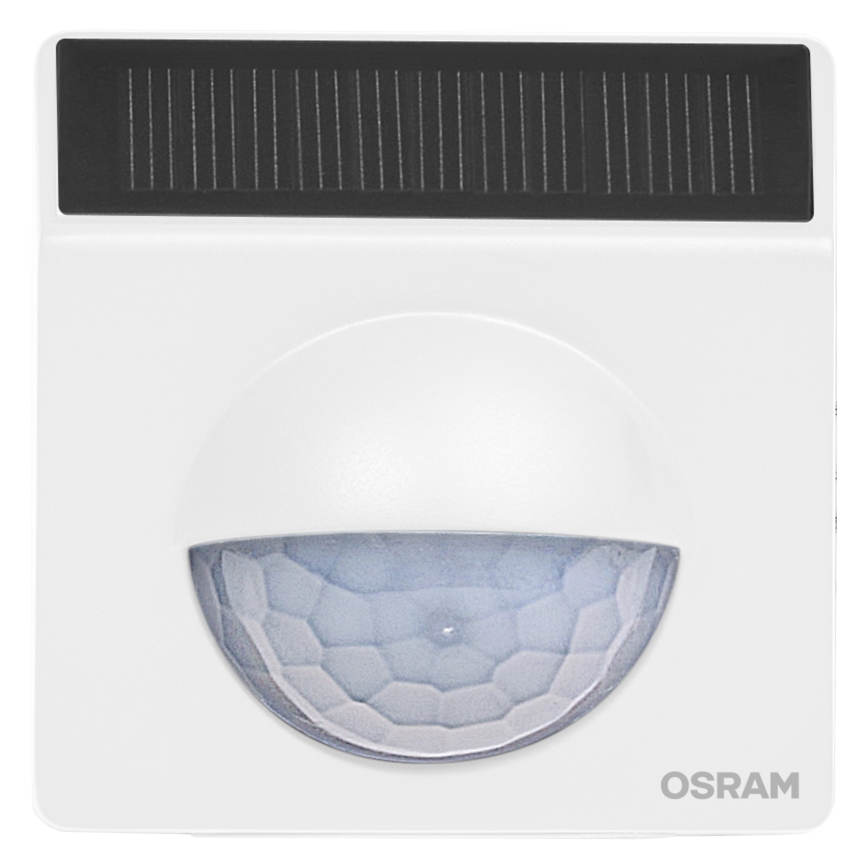 Osram - Zunanji solarni senzor gibanja SMART+ 3,7 V, bel, IP65, Wi-Fi, 800 mAh