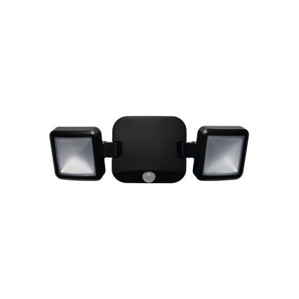Osram - zunanji stenski LED reflektor s senzorjem BATTERY, 2×LED/5W, napajan z 4× baterijami tipa D, IP54