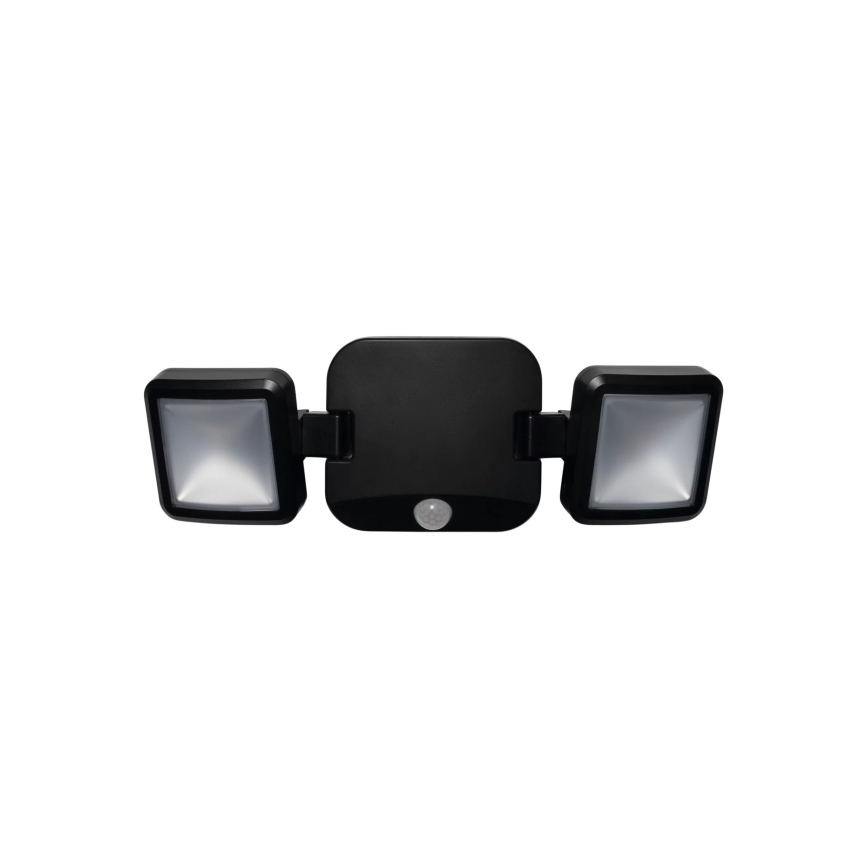 Osram - zunanji stenski LED reflektor s senzorjem BATTERY, 2×LED/5W, napajan z 4× baterijami tipa D, IP54