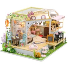 Otroška hiša Mačja kavarna z vrtom 2xAAA