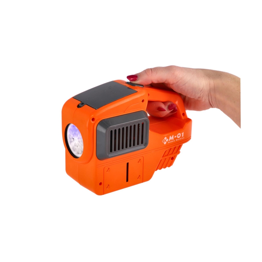 Otroška kosilnica s pihanjem milnih mehurčkov in osvetlitvijo 4xAA