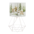Otroška namizna svetilka KIDS ROOM 1xE27/60W/230V, premer 18 cm, z motivom živali