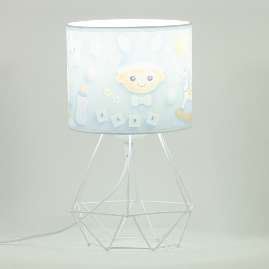 Otroška namizna svetilka KIDS ROOM 1xE27/60W/230V, Ø 18 cm, kozmonavt