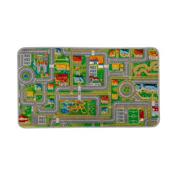 Otroška preproga PLAYTOWN 160x220 cm pisana/mesto