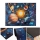 Otroška protizdrsna preproga PRINT 3D 120x160 cm planeti/večbarvna