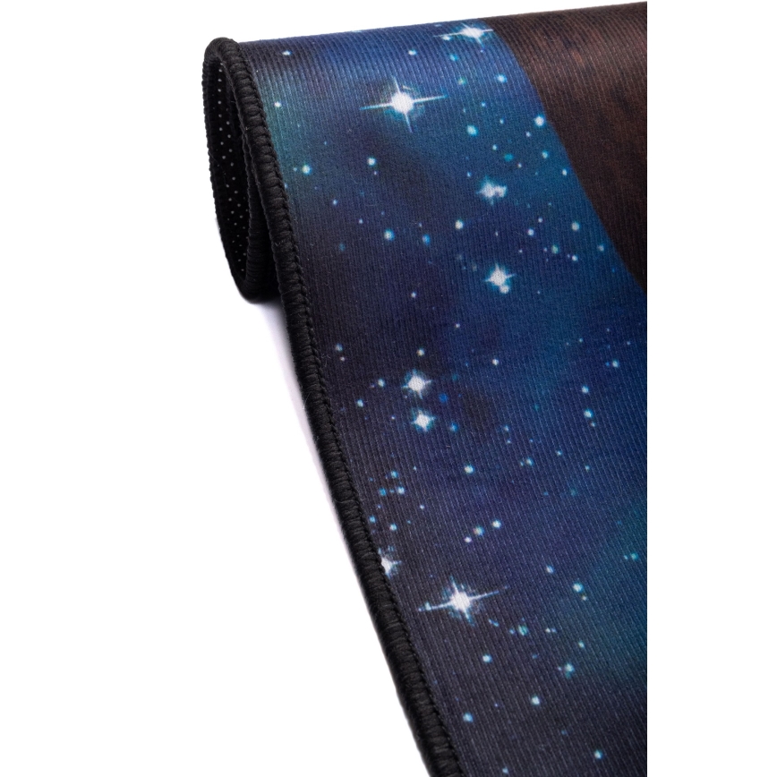 Otroška protizdrsna preproga PRINT 3D 120x160 cm planeti/večbarvna