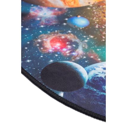 Otroška protizdrsna preproga PRINT 3D 80 cm planeti/večbarvna
