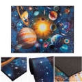 Otroška protizdrsna preproga PRINT 3D 80x150 cm planeti/večbarvna