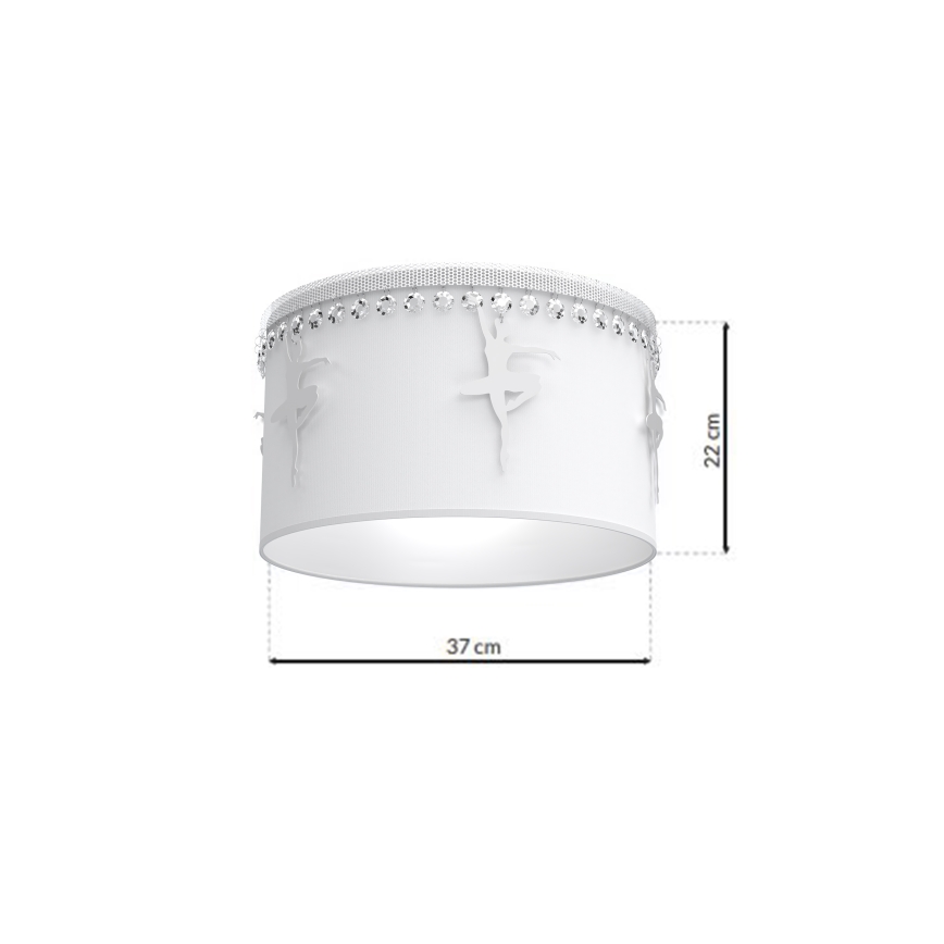 Otroška stropna svetilka BALLET 1xE27/60W/230V