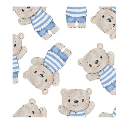 Otroška stropna svetilka KIDS ROOM, 1x E27/60W/230V, premer 40 cm, medvedek