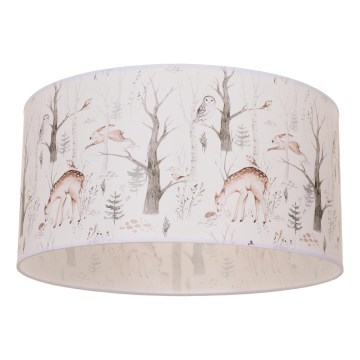Otroška stropna svetilka KIDS ROOM 1xE27/60W/230V, premer 40 cm, živalski motiv