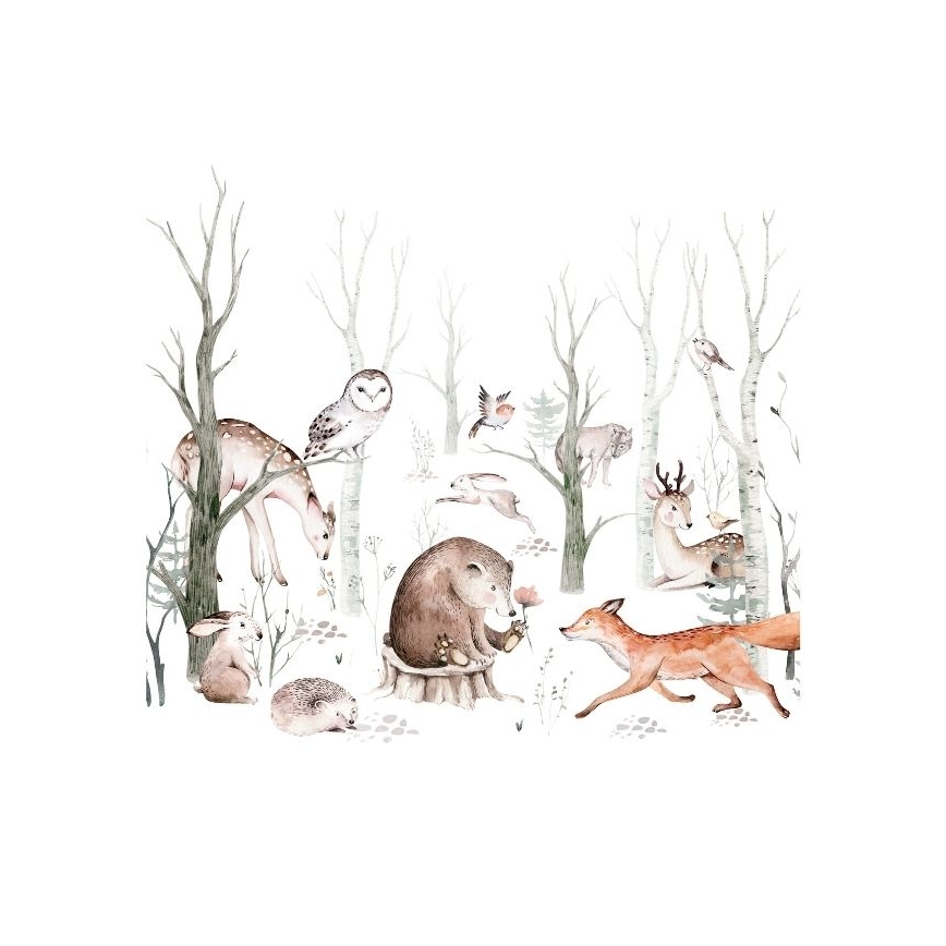 Otroška stropna svetilka KIDS ROOM 1xE27/60W/230V, Ø 40 cm, z živalskim motivom