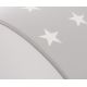 Otroška stropna svetilka STARS GREY 2xE27/60W/230V siva