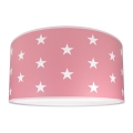 Otroška stropna svetilka STARS PINK 2xE27/60W/230V roza