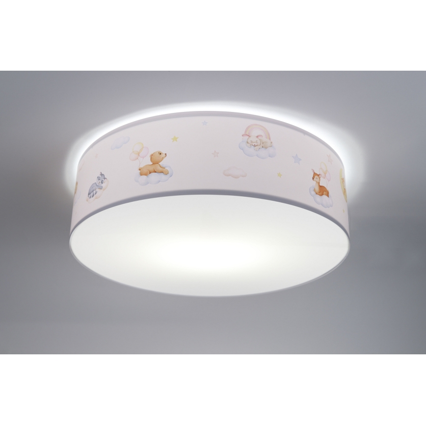 Otroška stropna svetilka SWEET DREAMS 2xE27/60W/230V pr. 40 cm